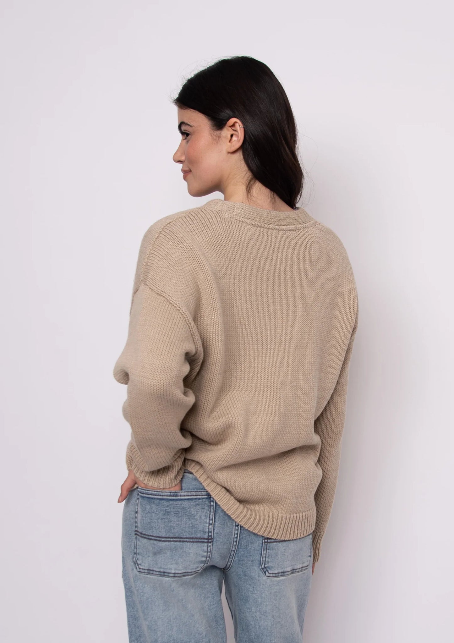 Vavari Cardigan-Cuban Sand