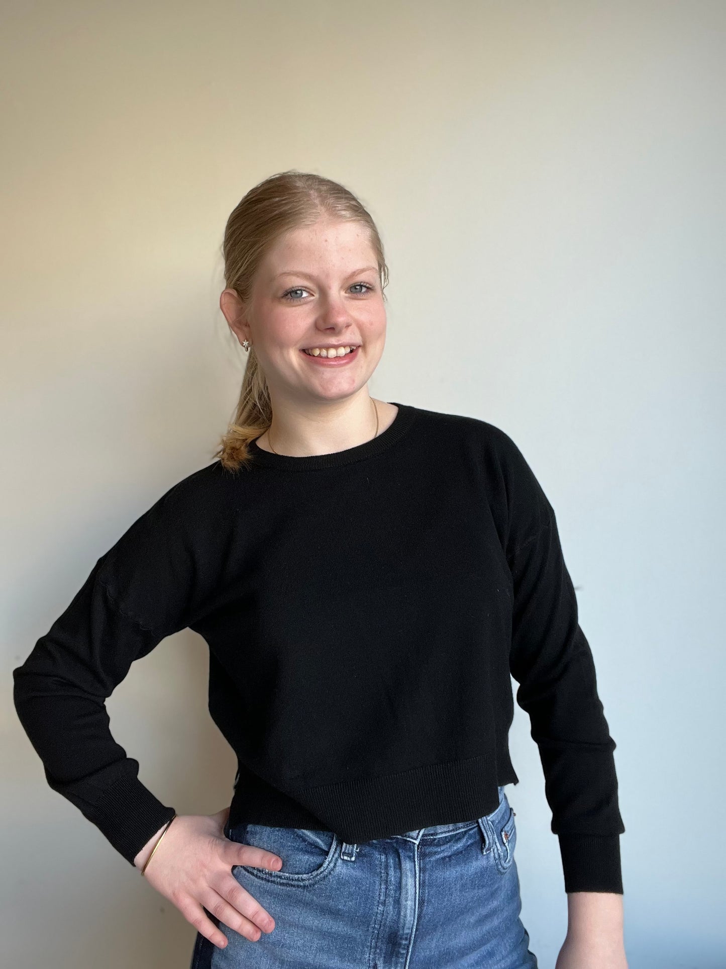 Polly Sweater-Black