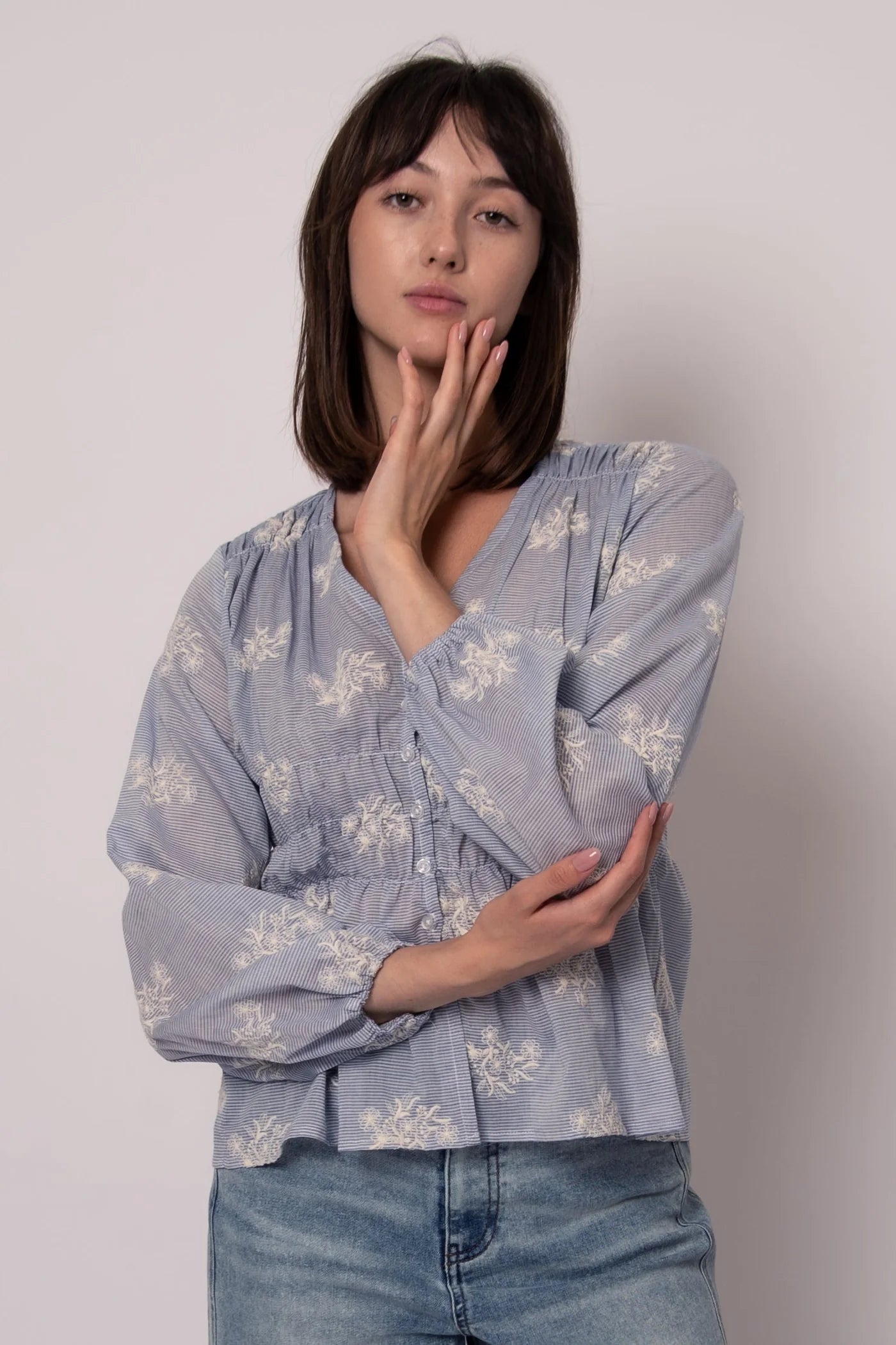 Ana Button Up Blouse