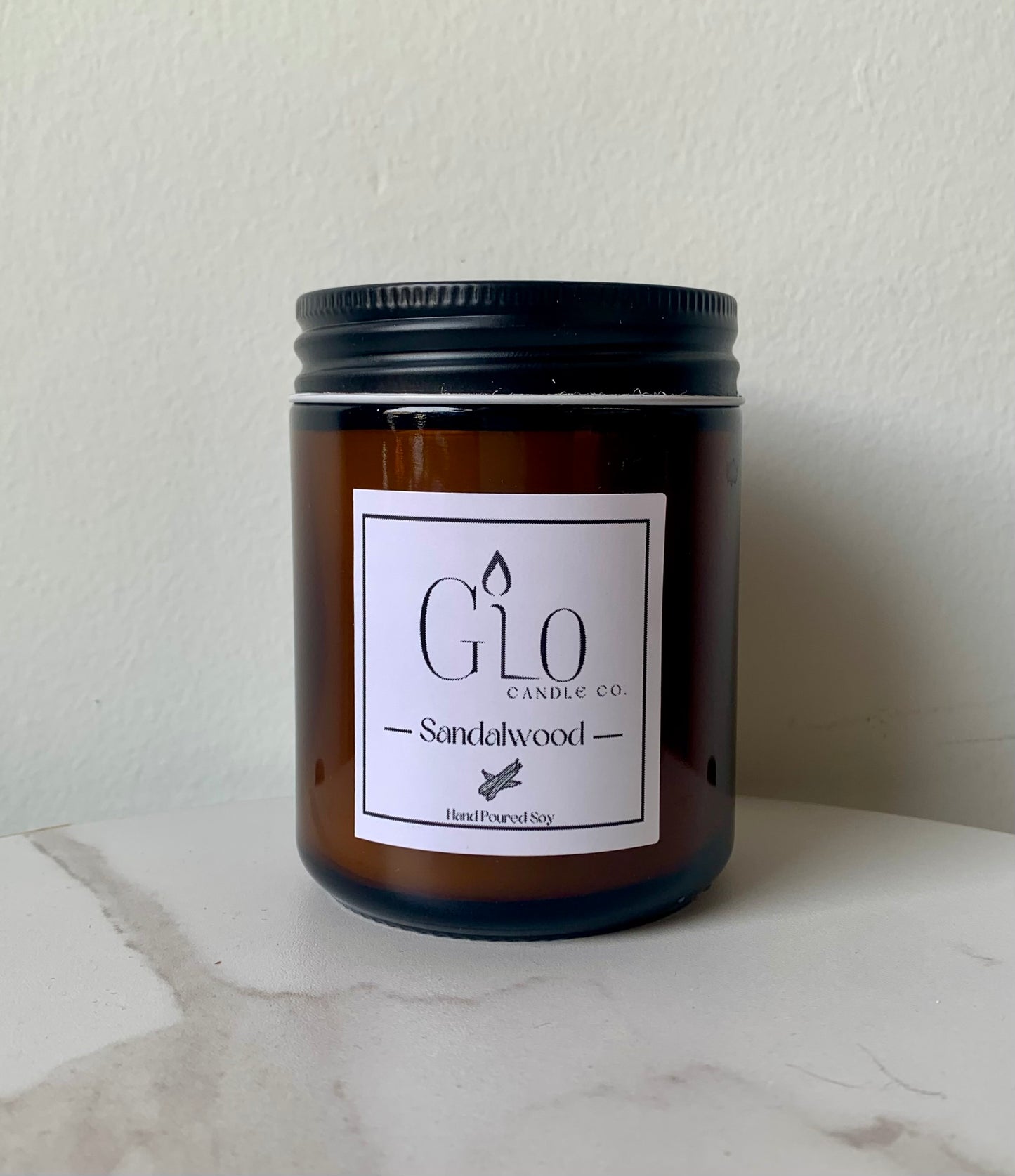 Glo Soy Candle-Sandlewood