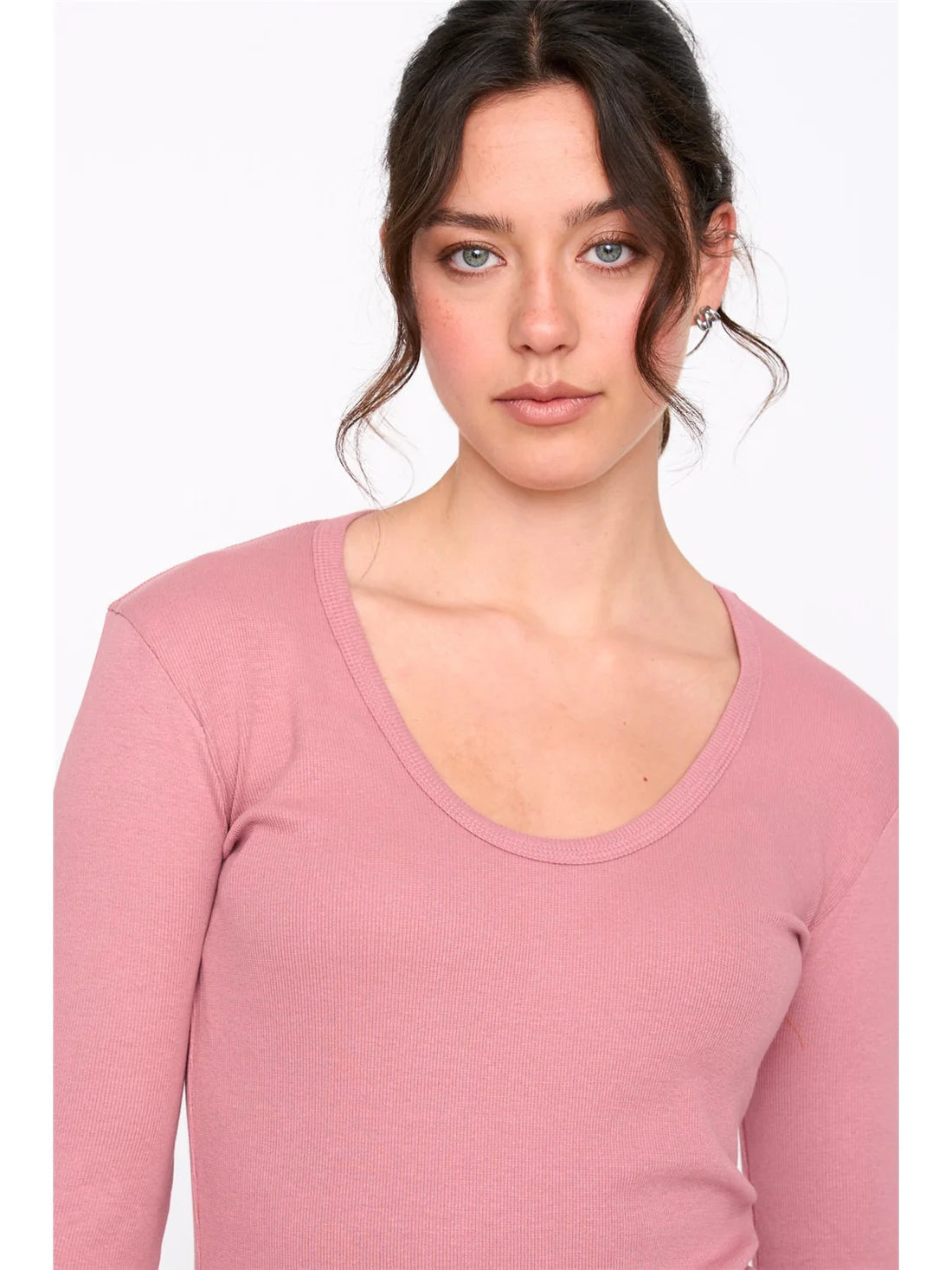Dusty Pink Long Sleeve Tee