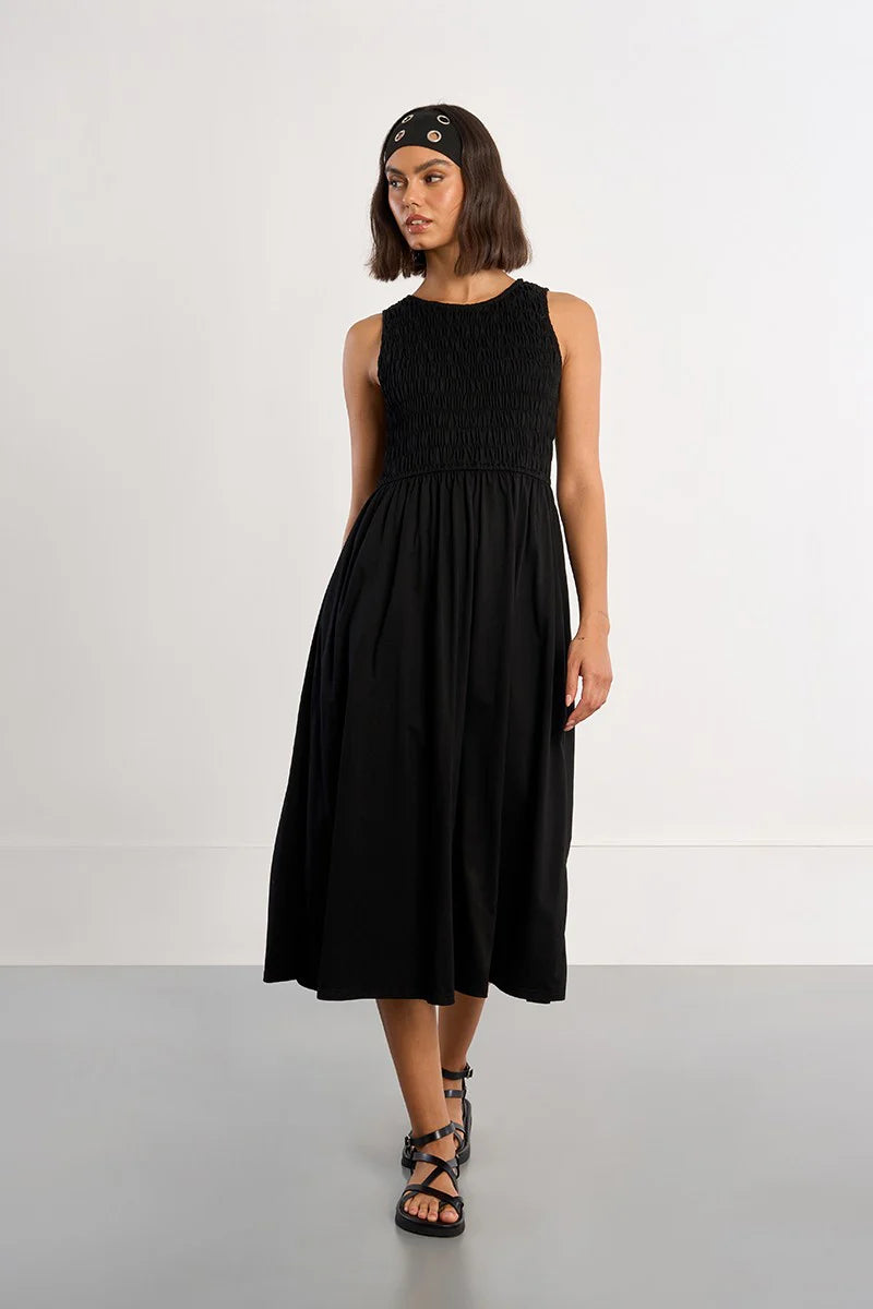 Cotton smocked dress