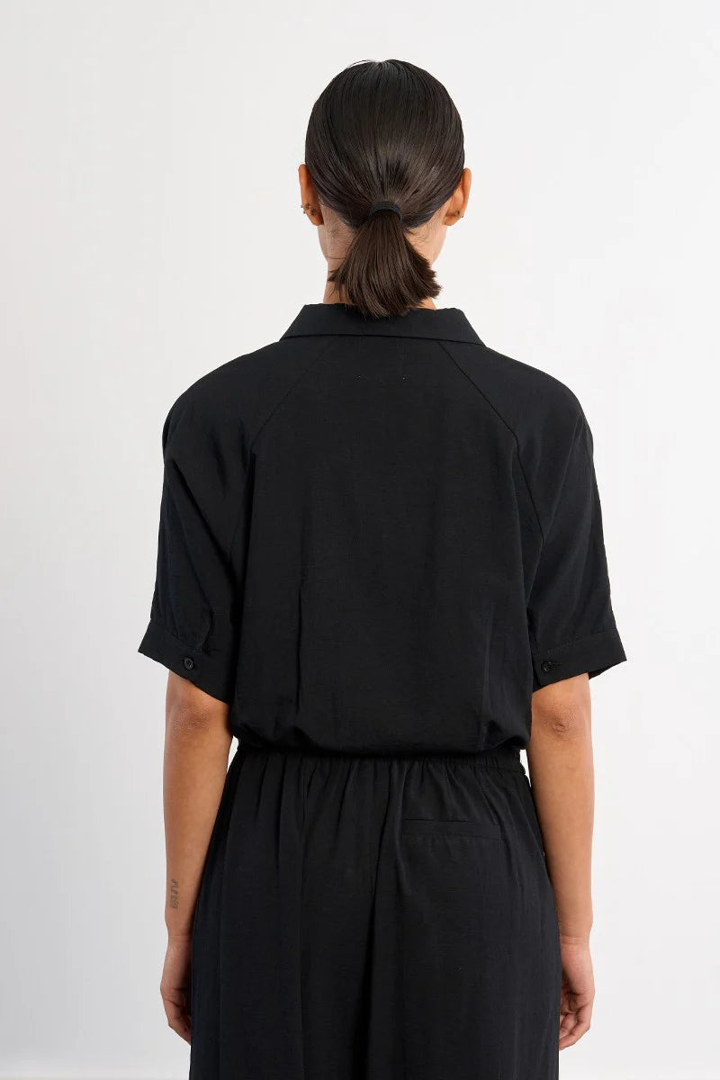 Knotted blouse