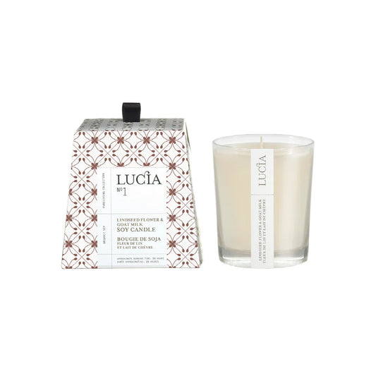 N°1 Linseed Flower & Goat Milk Soy Candle