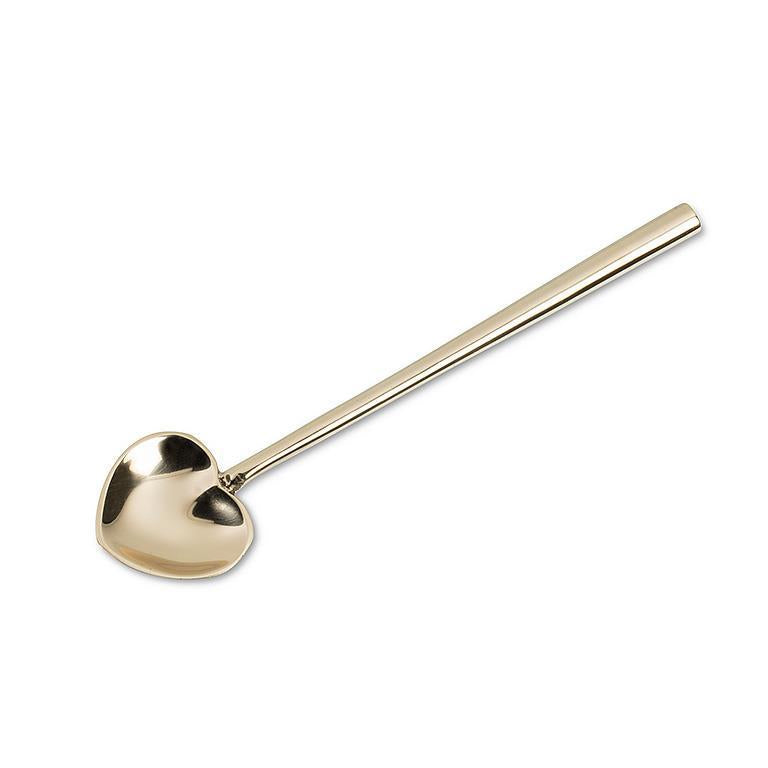 Heart Small Spoon -Gold