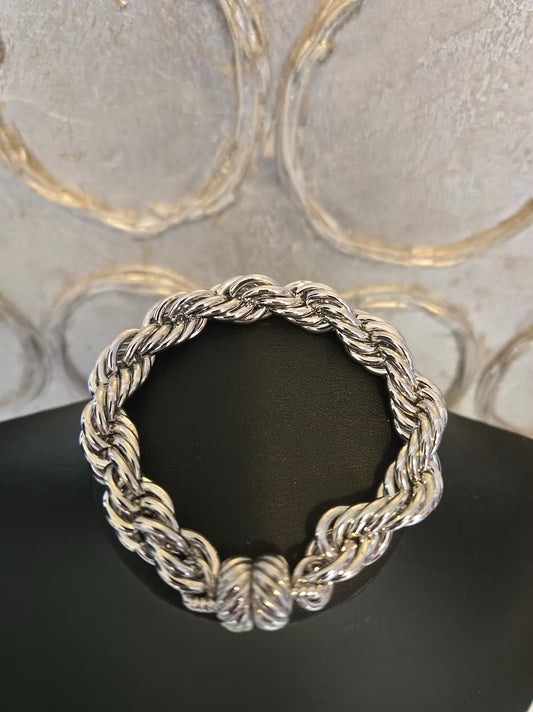 Braided Bracelet-Silver
