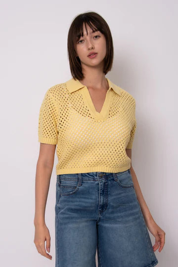 JOHNNY TOP -YELLOW