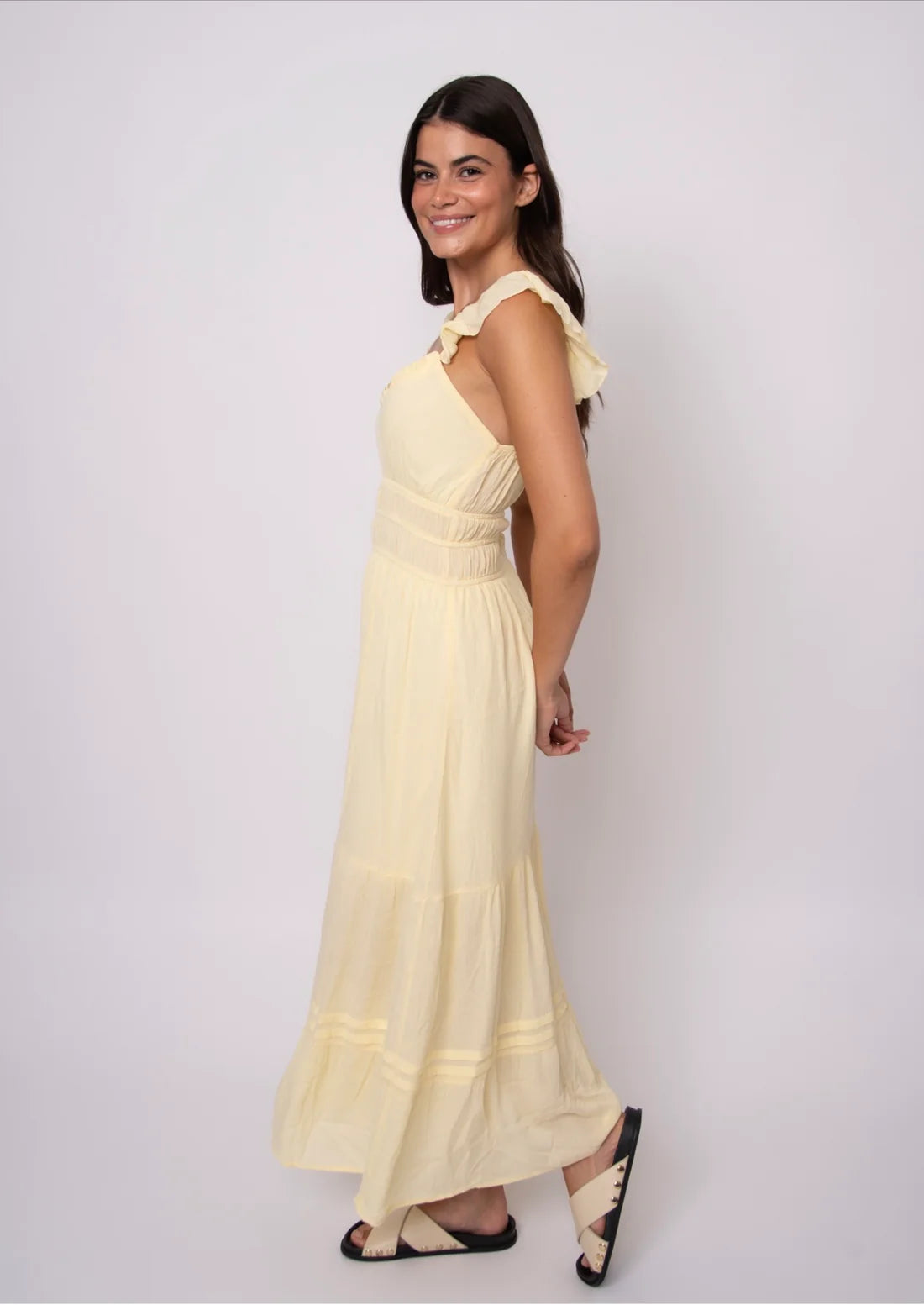 Aerie Crinkle Dress-Sunlit