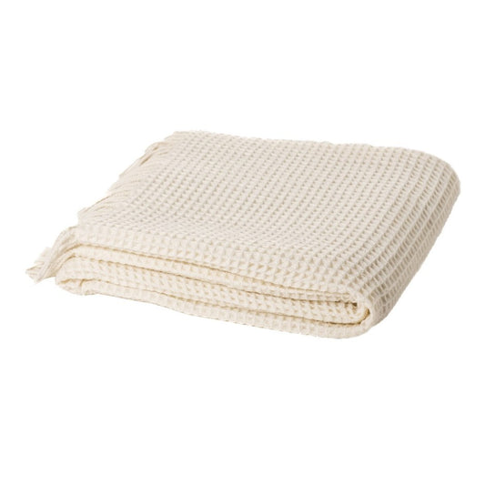 Coco Waffle Throw-Cream