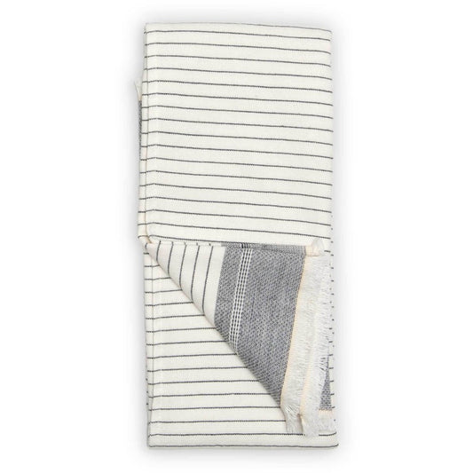 Hand Towel-Terry Leo-White