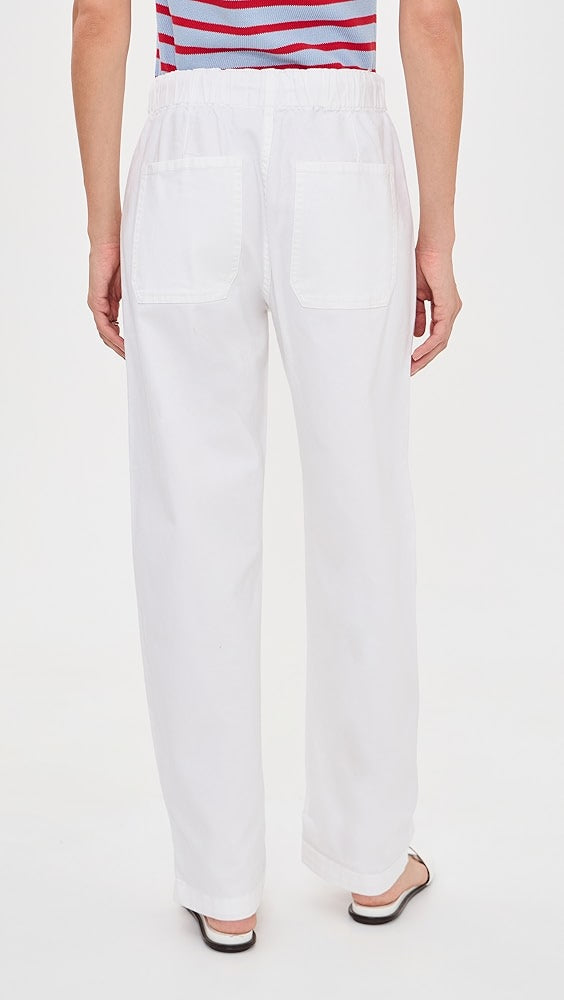 VILLA DRAWSTRING BARREL-WHITE