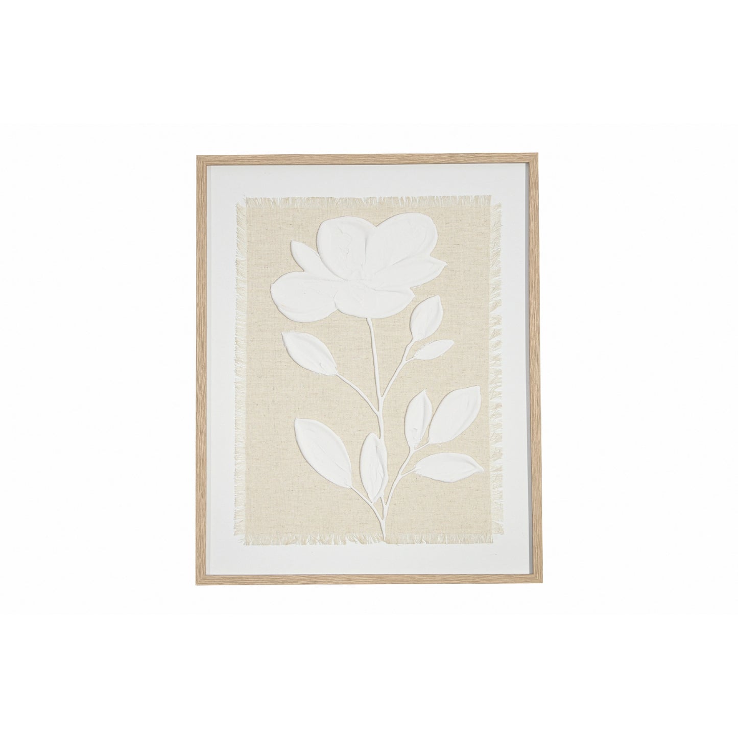 Framed Handpainted Wall Art (Flora)