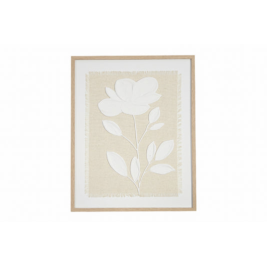 Framed Handpainted Wall Art (Flora)