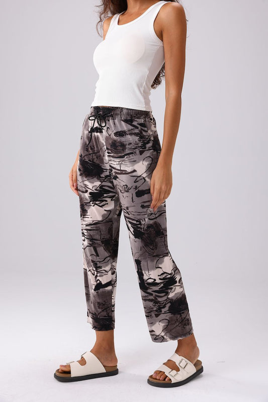 Summer Stretchy Pant-Graphic One Size (FINAL SALE)