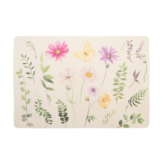 Set of 4 Eva Placemat-Floral Butterfly