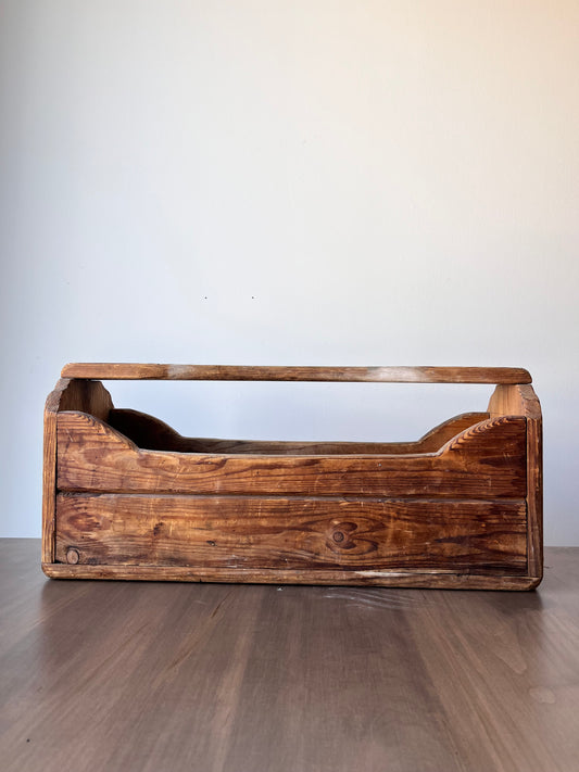 Vintage Wooden Toolbox