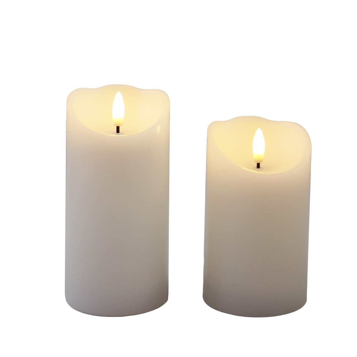 White  3D FLAME LED CANDLE