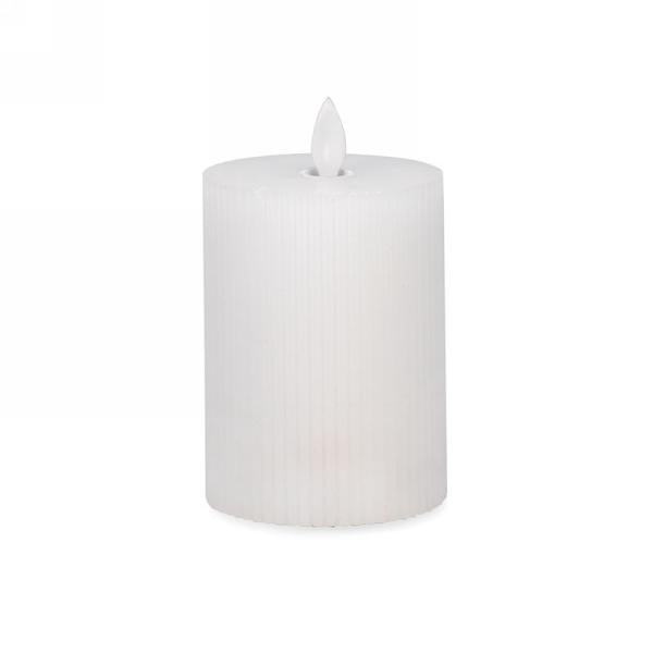 White Led Flickering Candle-5”