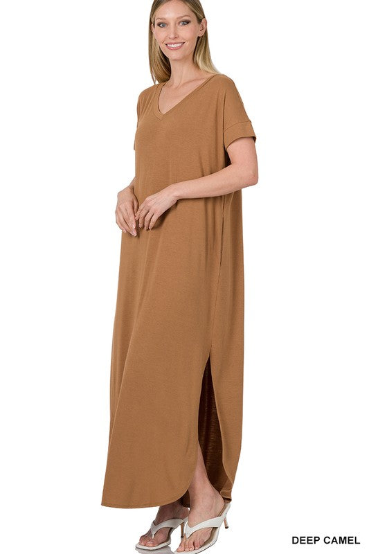 Melania Maxi Dress-Camel