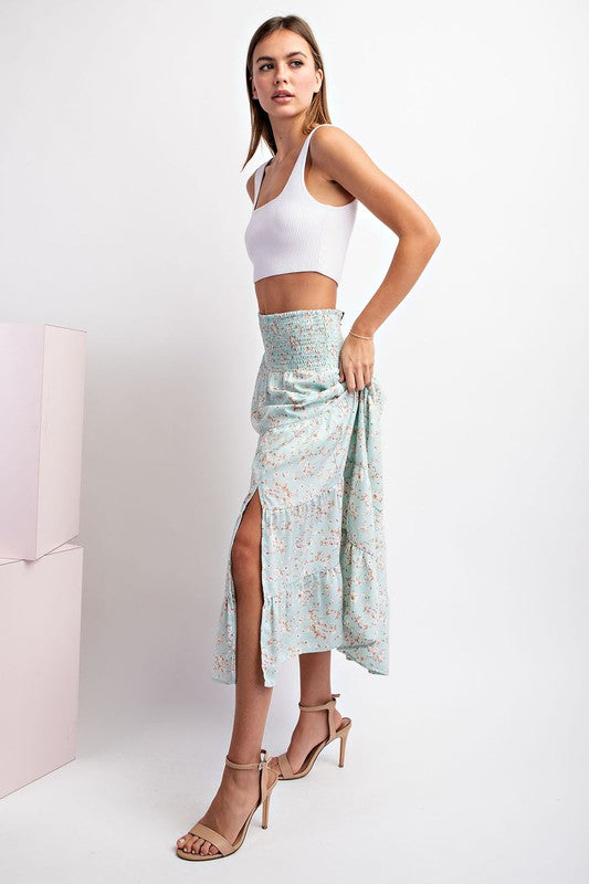 Ashley Floral Print Skirt