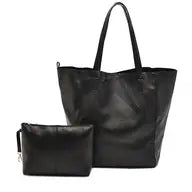 Oversized Tote Bag -Black
