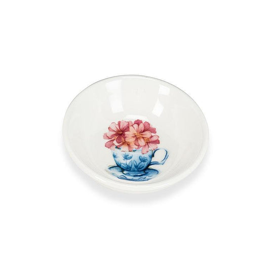 Flowers in Cup Mini Bowl