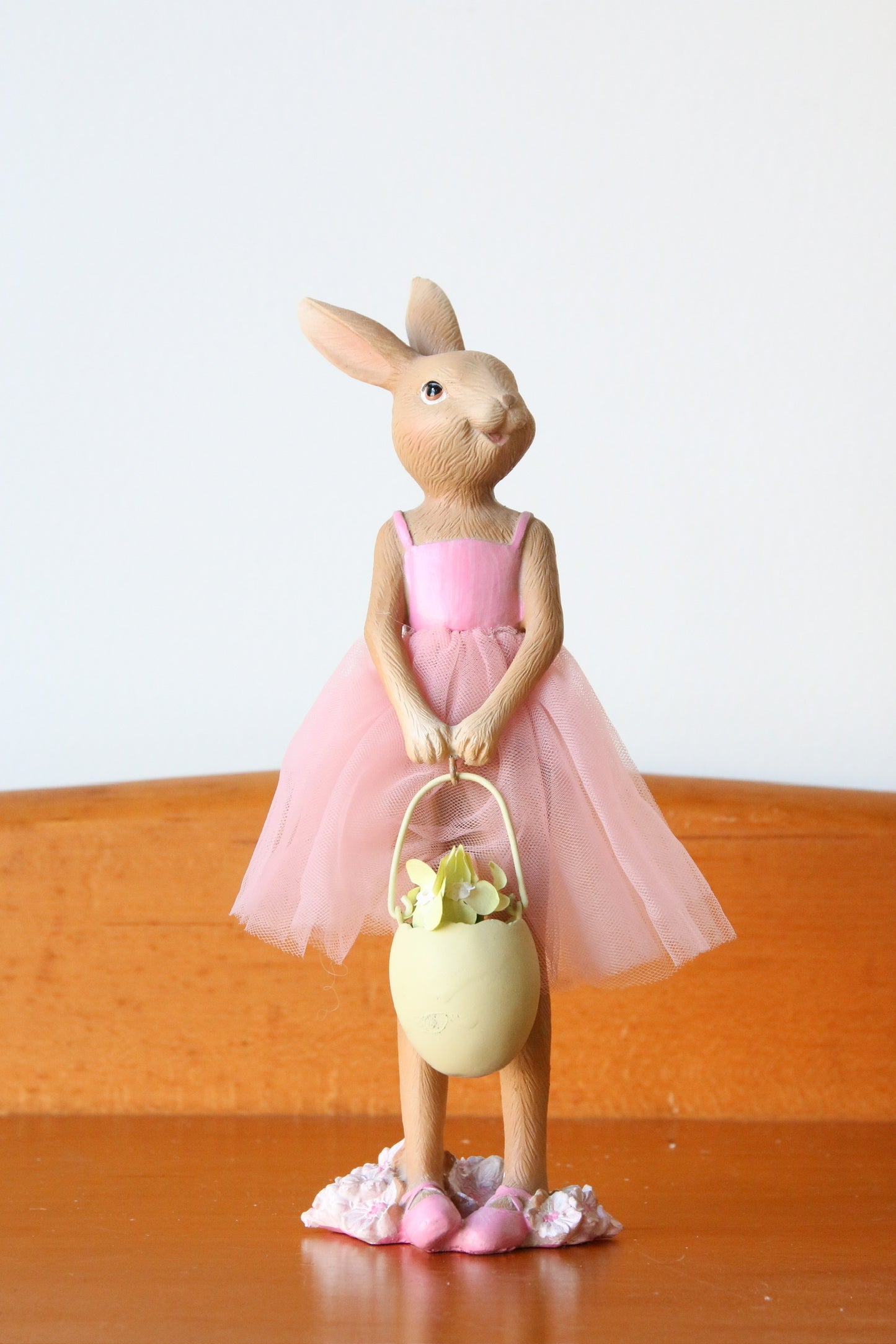 Bunny in Tutu with Egg Basket