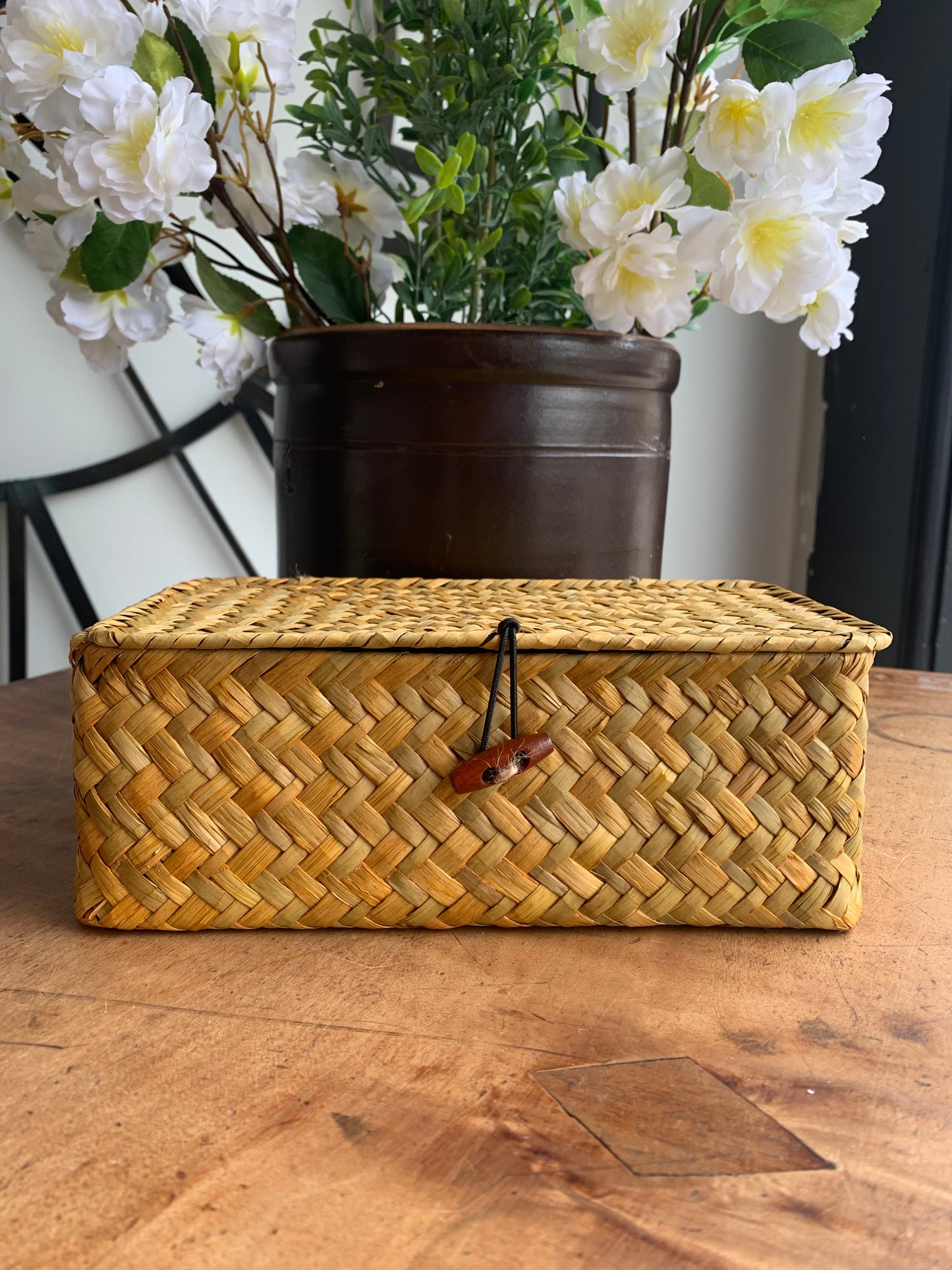 Seagrass Woven Storage Box