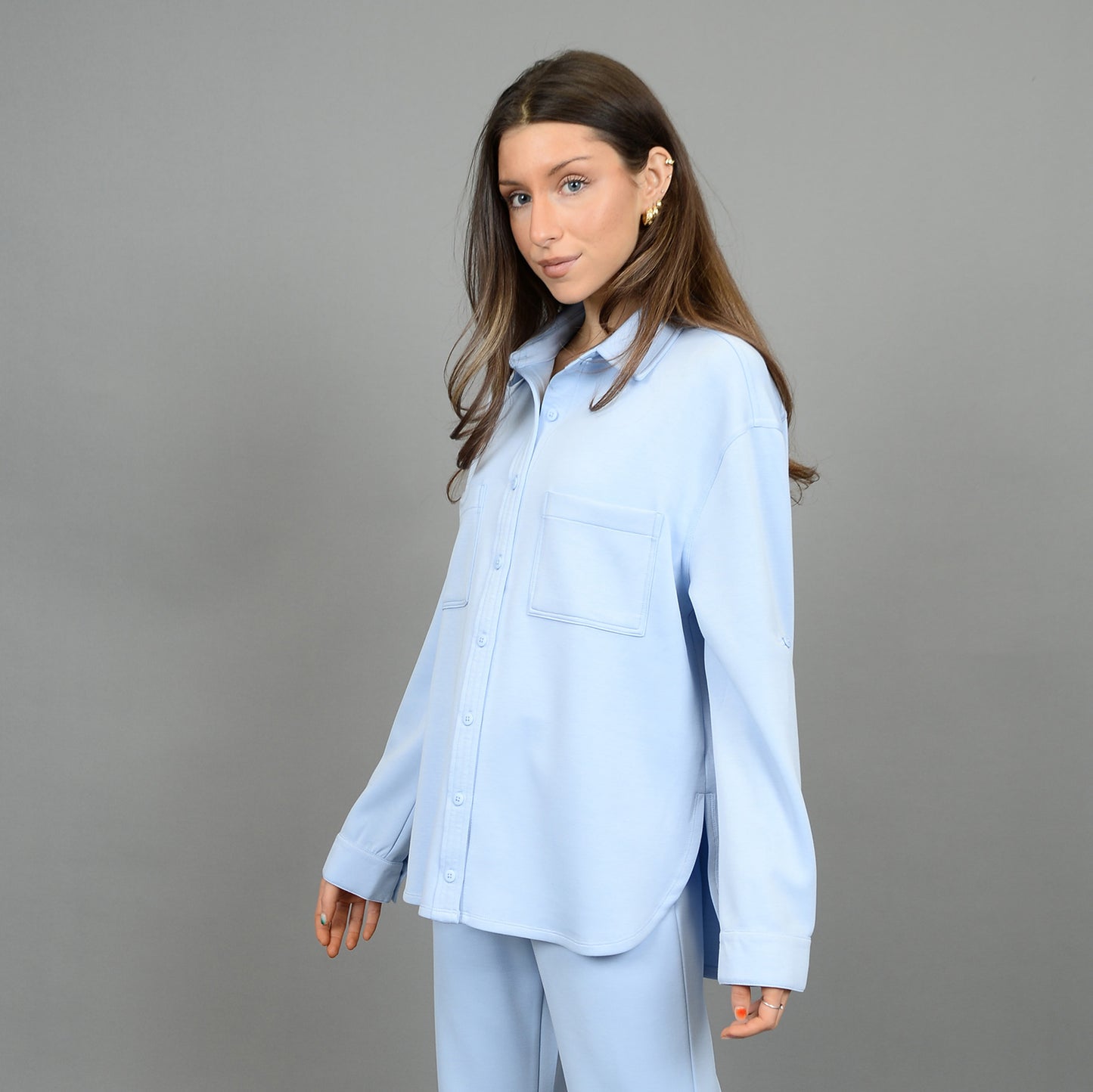 Alaia L/S Shirt-Bluebell