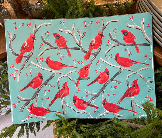 Cardinal Placemats Set of 4-Plastic