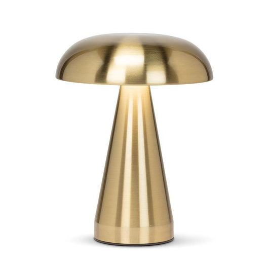 Metallic Mushroom LED Table Light-Gold
