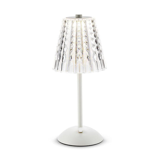 Crystal Shade LED Table Light-White