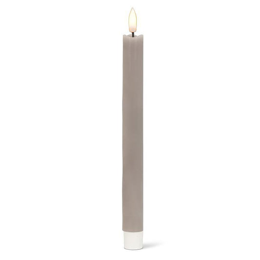 Luxlite Flameless Candles LED Taper Candle-Grey