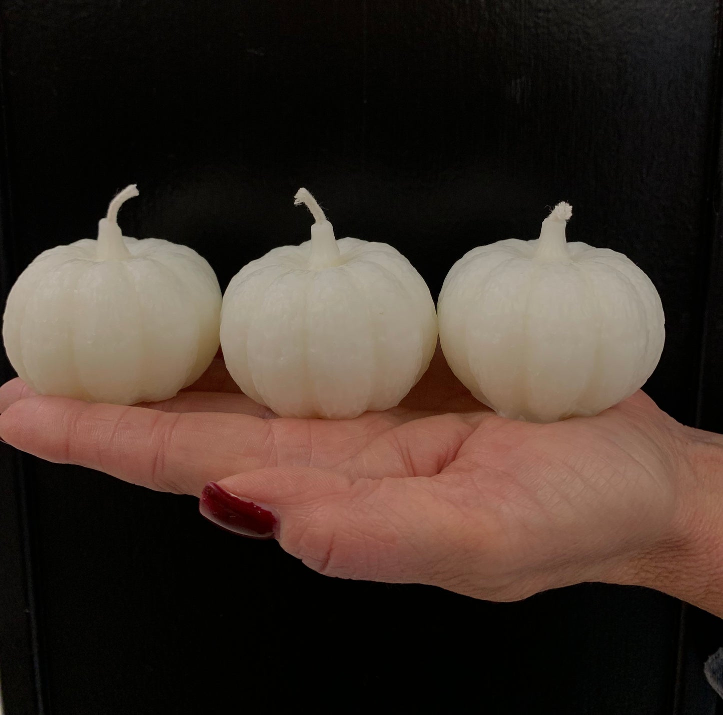 Pumpkin Candles-Set of 3