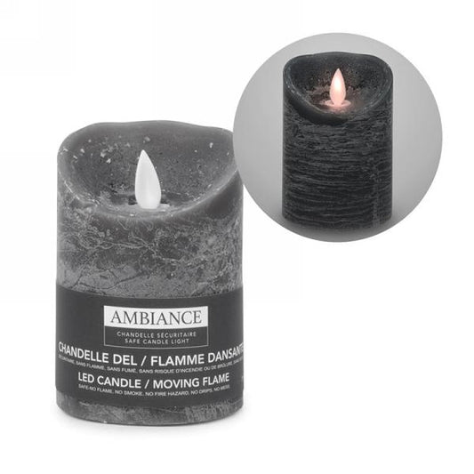 Black LED 4” Candle