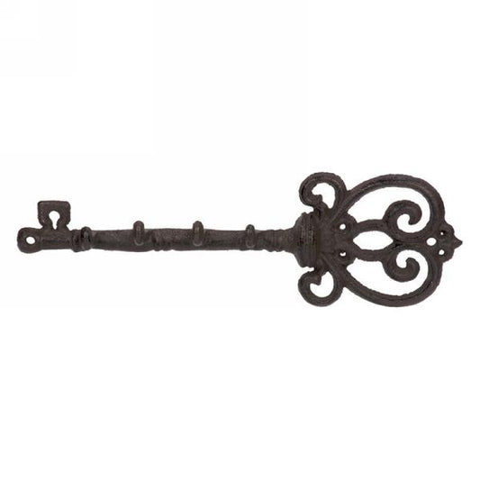 Brown metal key hook