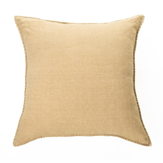 Linen Stone Wash Pillow-Sand