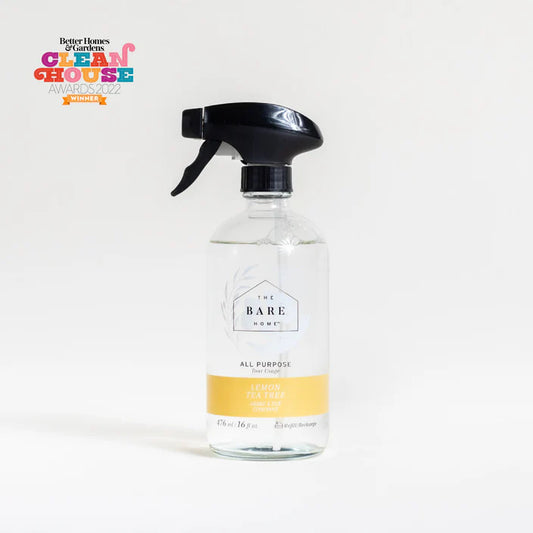 LEMON TEA TREE ALL PURPOSE CLEANER IN GLASS BOTTLE