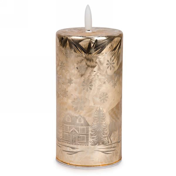 Gold led candle 6”(final sale)