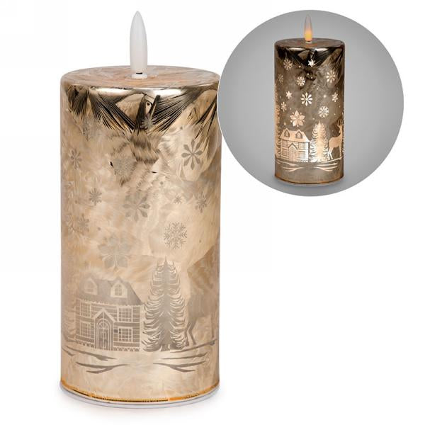 Gold led candle 6”(final sale)