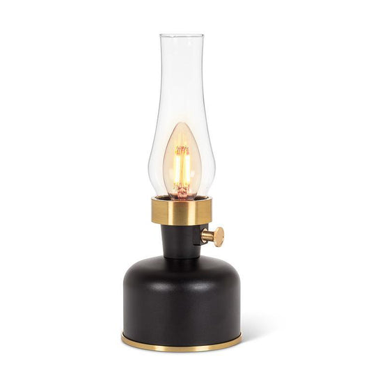 Lantern LED Lamp with Chimney-Black