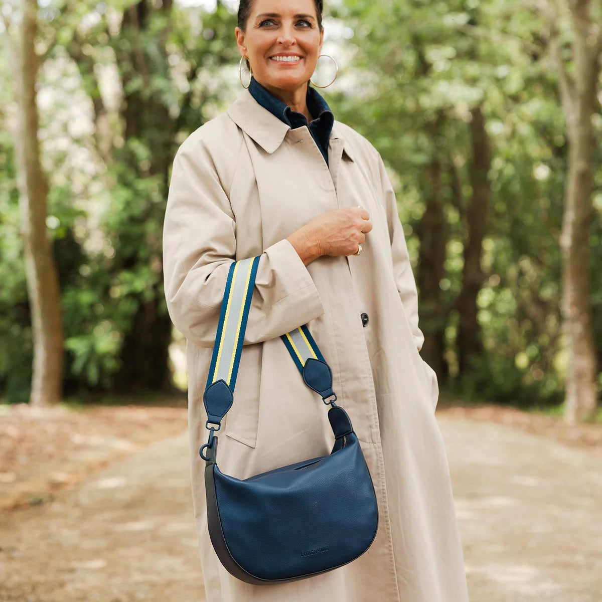 Helena Shoulder Bag-Navy