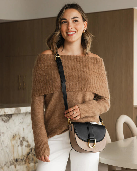 Scarlett Crossbody Bag-Coffee