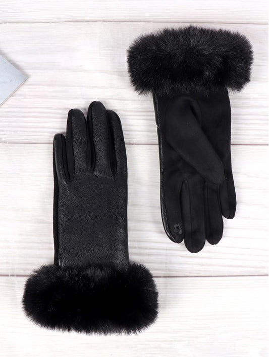 Manhattan Texting Gloves-Black