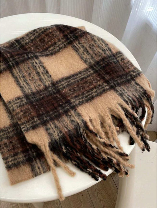 Plaid Scarf-Kate