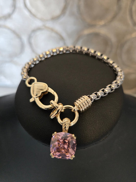 Pink Stone Bracelet