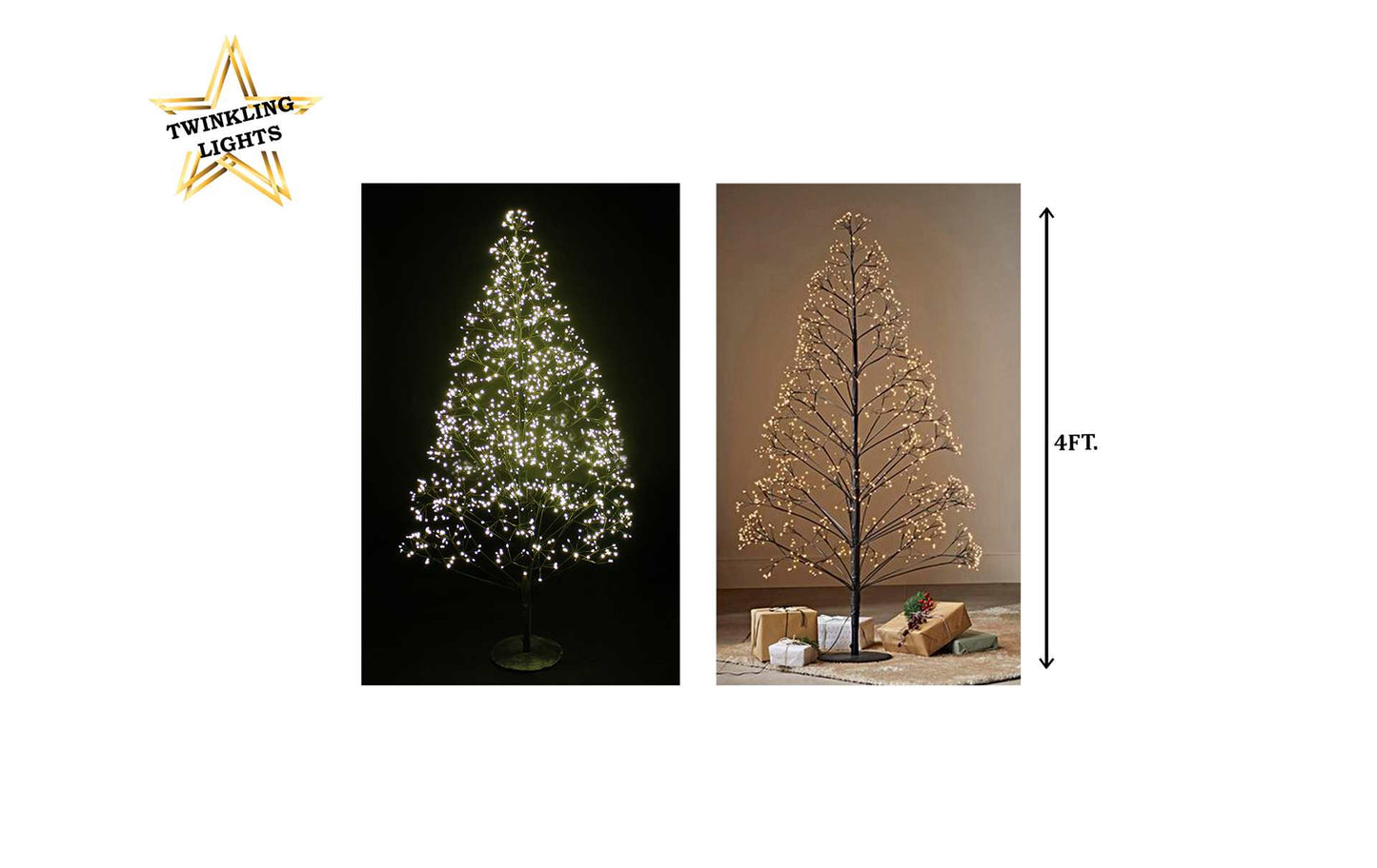 Christmas Tree-Micro Dot 5’ White