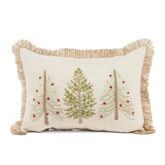 CHRISTMAS TREE TRIO CUSHION