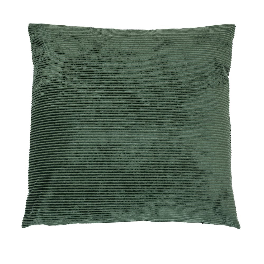 CORDUROY GREEN DECORATIVE PILLOW