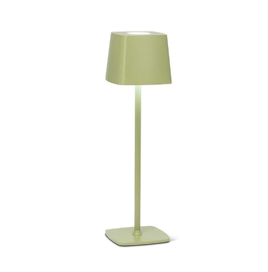 Square Shade LED Table Light-Green